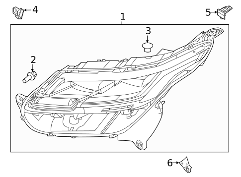 Headlamp Components for 2022 Land Rover Range Rover Velar #0