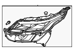 LR156800 - : Headlamp Assembly for Land Rover: Range Rover Velar Image