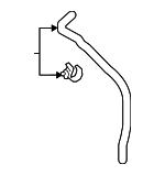 G922E76010 - : Reservoir Hose for Lexus Image