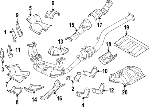 Heat Shields for 2025 Subaru Impreza #0