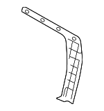 893654D120CS6 - : 2007 2008 Hyundai Entourage - Seat Back Panel for Hyundai: Entourage Image