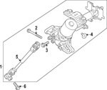 488105EE0B - Steering: Steering Column for Nissan Image