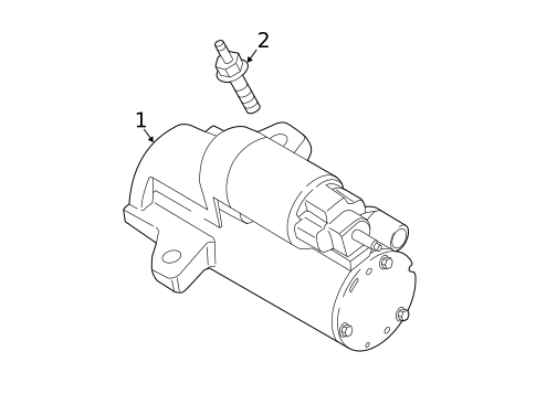 Starter & Related Components for 2020 Lincoln Nautilus #0