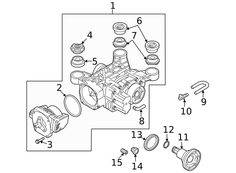 Axle & Differential for 2012 Audi TT RS Quattro #0