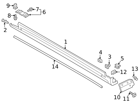 Exterior Trim - Pillars for 2017 Lincoln Continental #0