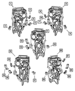 4589508AA - Doors, Door Mirrors and Related Parts: Latch Link Clip for Chrysler: 300 | Dodge: Charger, Durango, Ram 1500 | Jeep: Cherokee, Compass, Gladiator, Grand Cherokee WK, Wrangler | Ram: 1500 Image