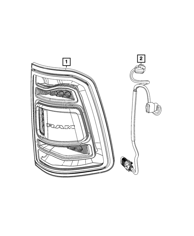 « 68523849AA – Electrical : Fil Volant CÂble, Côté Droit pour Mopar Image »