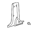 6241350050A0 - Body: Lower Center Pillar Trim for Lexus Image