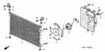 938930400808 - Body/Air Conditioning: SCREW-WASHER (4X8) for Honda Image