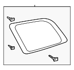 627200C060 - : Quarter Glass for Toyota: Sequoia Image