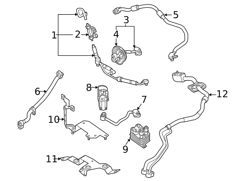 Condenser, Compressor & Lines for 2023 Audi Q5 Sportback #2