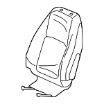 81125THRA81ZC - : 2018-2020 Honda Odyssey - Cover Set R Trim *NH781L* (Leather) (Mocha Gray) for Honda: Odyssey Image