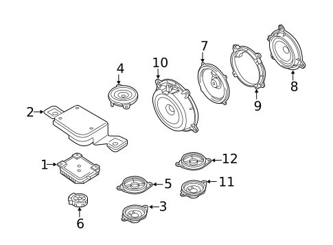 Antenna & Radio for 2018 Mazda 6 #1