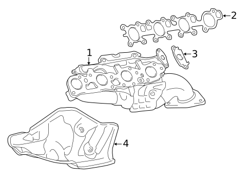 Exhaust Manifold for 2021 Toyota Tundra #0
