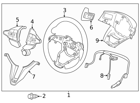Steering Wheel for 2022 Hyundai Kona N #0