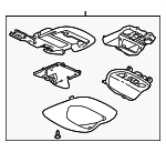 10349140 - Body: Console Assembly for Chevrolet: Impala, Monte Carlo Image