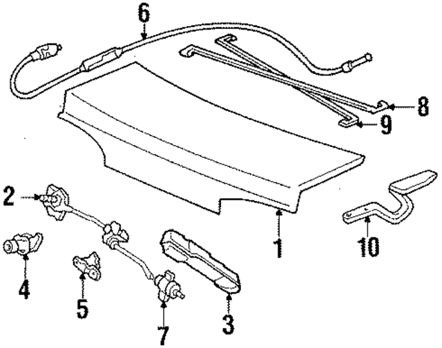 4680SG0A03ZZ - Body: Deck Lid for Acura Image