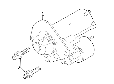 Starter & Related Components for 2015 Volvo V60 #0
