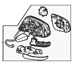 879100A905 - Body: Mirror Assembly for Toyota Image