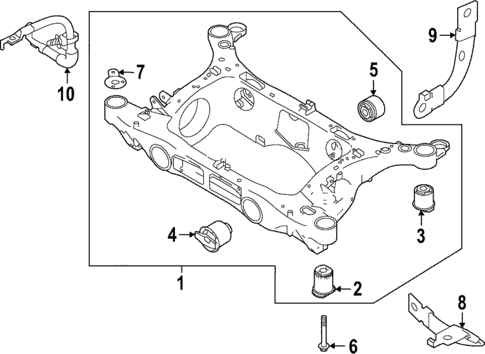 Suspension Mounting for 2022 Volvo C40 Recharge #1