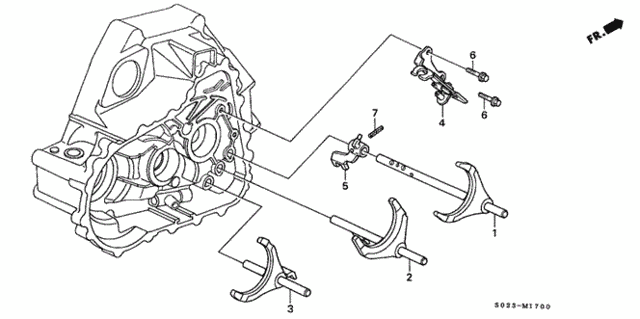 MT Shift Fork (DOHC) for 2000 Honda Civic #0