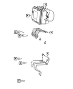 68274355AB - Brakes: Anti-lock Brake Module Bracket for Jeep: Compass Image