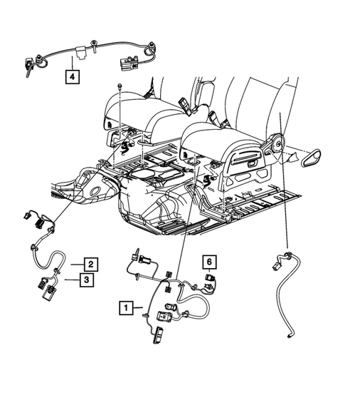 Wiring-Body and Accessories for 2010 Jeep Patriot #1