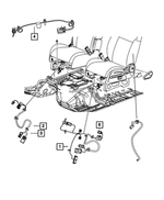 68021966AA - Electrical: Seat Wiring for Dodge: Caliber | Jeep: Compass, Patriot Image