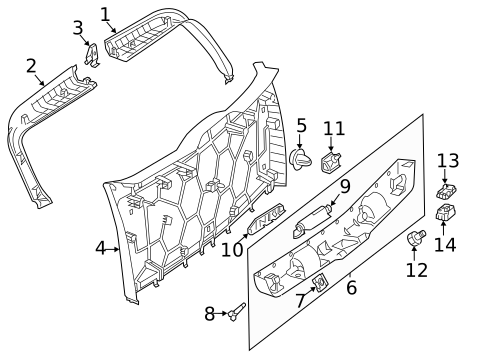 Interior Trim for 2015 Mercedes-Benz ML400 #0