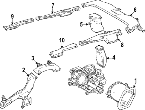 Ducts for 2025 Toyota Land Cruiser #1