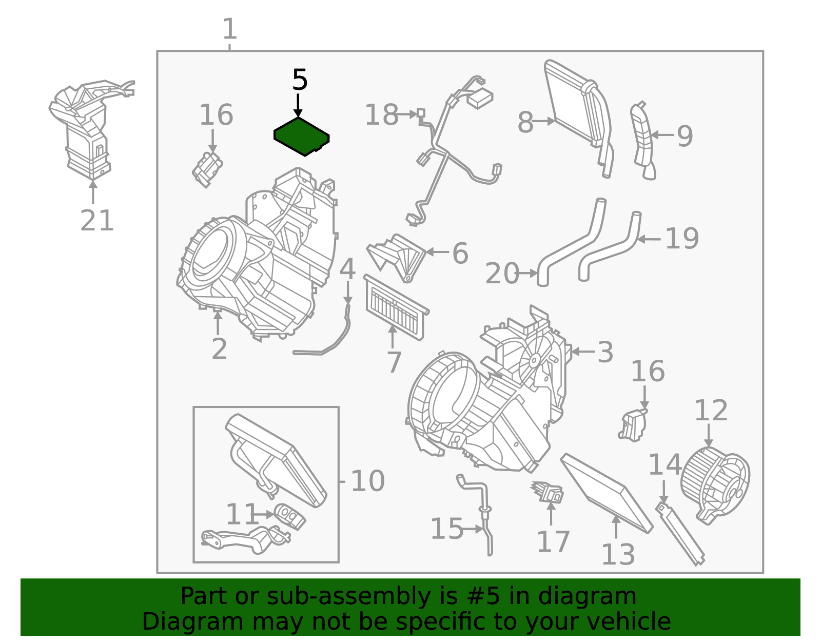 88345 R0000 2022-2026 Kia Carnival Heater Case Upper Seal 97934-R0000 | OEM Parts ...