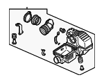 17201RBJ000 - : Air Cleaner Body for Honda: Insight Image