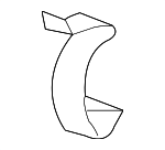 17217P2J300 - Engine: Air Cleaner Body Retainer Clip for Honda: Accord, Civic, Civic del Sol, Clarity, CR-V, CR-Z, Crosstour, Element, Fit, HR-V, Insight, Odyssey, S2000 Image