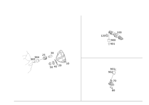 Rear Illumination for 2010 Mercedes-Benz SLK300 #0