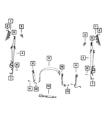 6036773AA - Restraints: Pan Head Screw for Chrysler: Town &amp; Country | Dodge: Grand Caravan, Ram 1500, Ram 2500, Ram 3500 | Ram: 1500, 1500 Classic, 2500, 3500, C/V Image
