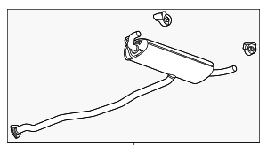 60009402 - : Part# 60006568 F Muffler for Buick: Encore GX | Chevrolet: Trailblazer Image