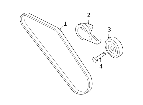 Belts & Pulleys for 2007 Hyundai Azera #0