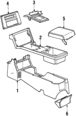10095250 - Body: Console for Chevrolet: Camaro Image