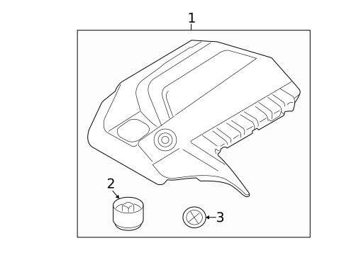 Engine Appearance Cover for 2015 BMW 435i xDrive #0