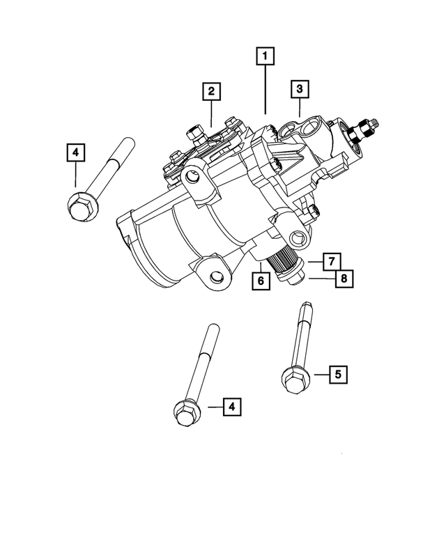 « 68053782AA – Steering : Roulement Et Joint Trousse De BoÎtier pour Mopar Image »