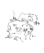 68073964AA - Electrical: Battery Terminal Cover for Fiat: 500 | Jeep: Compass Image