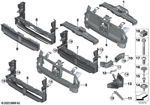 Bumper, Front for 2024 Mini Countryman SE ALL4 #5