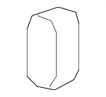 971662D000 - HVAC: Evaporator Core Cap for Genesis: G80 | Hyundai: Accent, Azera, Equus, Genesis, Santa Fe, Santa Fe Sport, Santa Fe XL, Veracruz Image