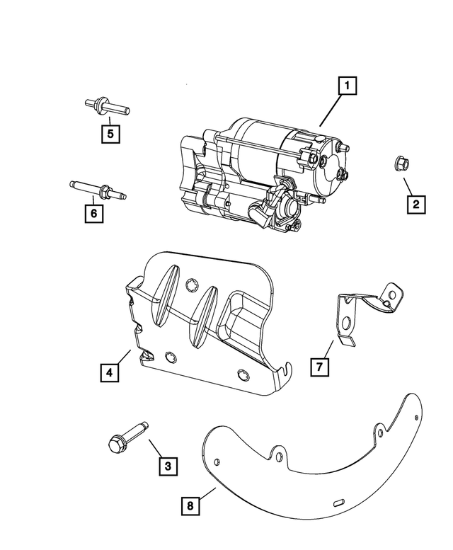 5030085AD - Electrical: Heat Shield for Mopar Image