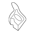 4K0809698A - Body: Lock Pillar Reinforced Damper for Audi: A6 allroad, A6 Quattro, RS6 Avant, S6 Image