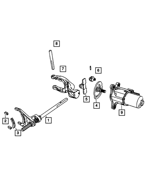 Fork and Rails for 2006 Jeep Grand Cherokee #0
