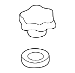 45310250A - Engine: Filler Cap for Mazda: 323, 626, 929, B2000, B2200, B2600, Miata, Millenia, MPV, MX-3, MX-6, Protege, Protege5, RX-7 Image