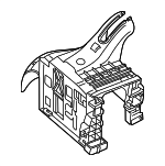 5Q1941395 - Electrical: Mount Bracket for Volkswagen: e-Golf, Golf, Golf Alltrack, Golf R, Golf SportWagen, GTI, Jetta Image