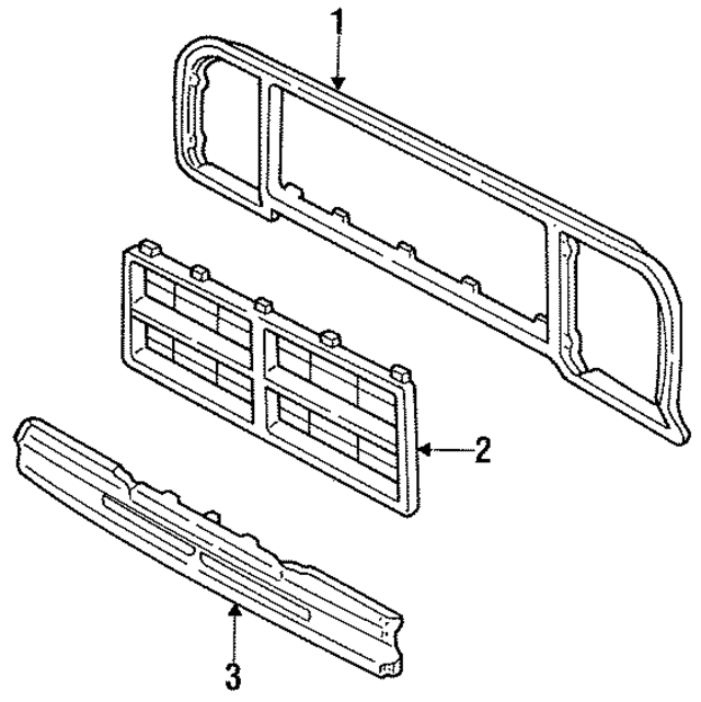4168721 - Body: Grille for Mopar Image