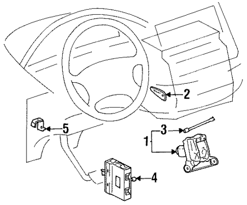 Cruise Control System for 1996 Toyota Previa #0